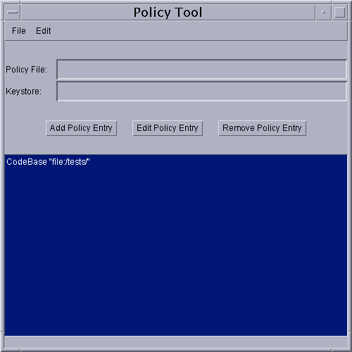 Policy Tool window showing one CodeBase